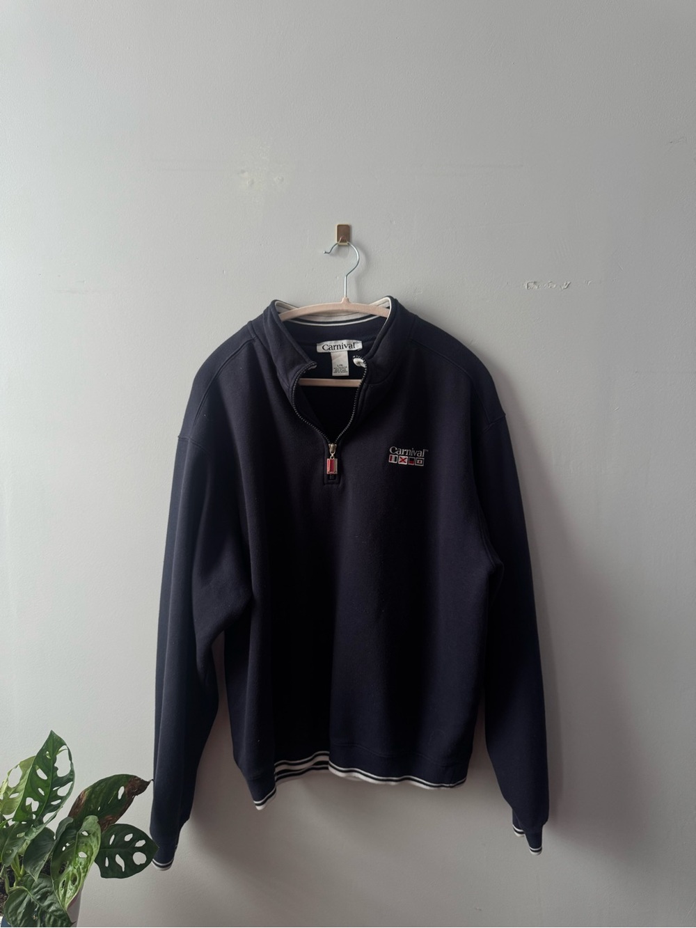 Vintage Carnival Cruise Lines Quarter Zip